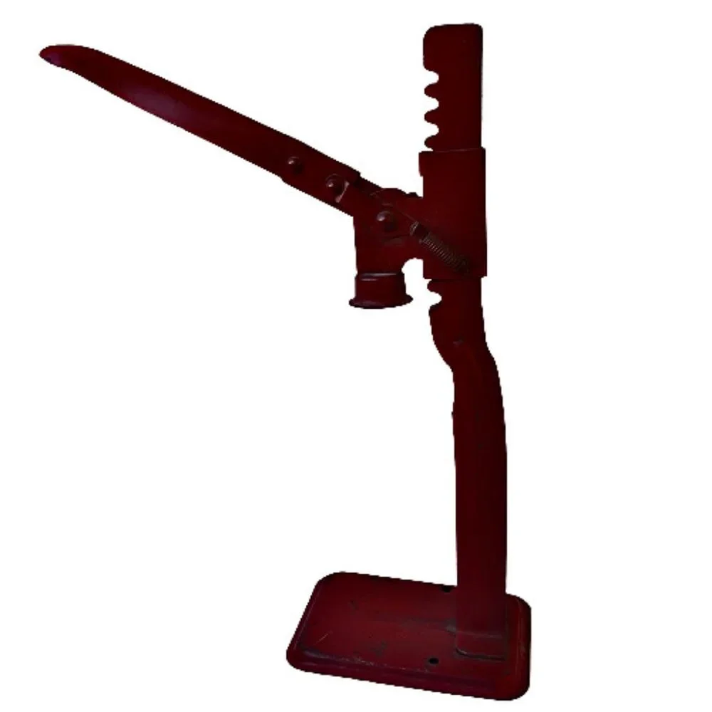 Red Vintage Metal Bottle Capper Cap Press Wine Corker Farm House Rustic Decor